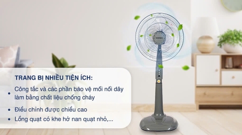 Quạt đứng Senko 3 cánh DH1600 47W