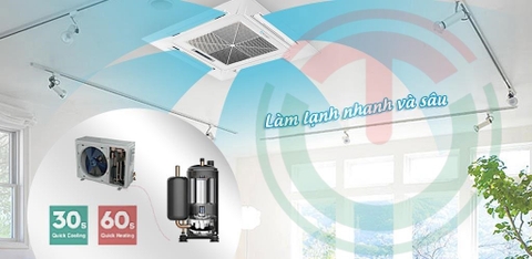 Điều hòa âm trần Casper CC-36IS33 36.000BTU inverter 1 chiều [2022]