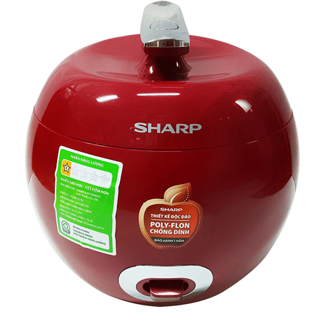 Nồi Cơm điện Sharp 0.72 lít KS-A08V-RD