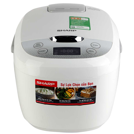 Nồi Cơm điện Sharp 1.8 lít KS-COM185EV-SL