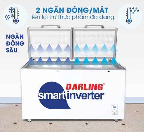 Tủ Đông Mát Darling Inverter 450 Lít DMF-4699WSI-2
