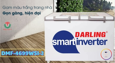 Tủ Đông Mát Darling Inverter 450 Lít DMF-4699WSI-2