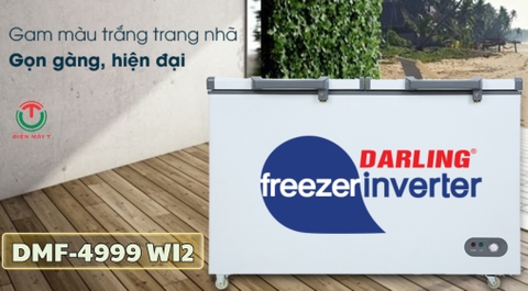 Tủ Đông Mát Inverter 2 Ngăn 450 Lít Darling DMF-4999 WI2