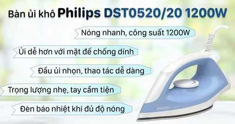 Bàn Ủi Philips DST0520/20
