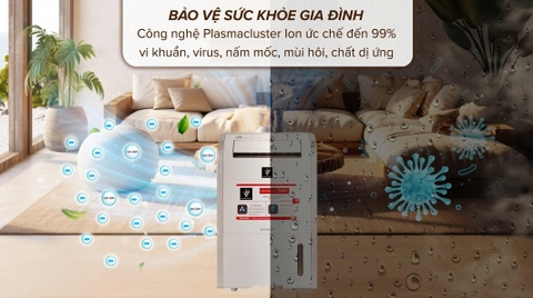 Máy hút ẩm Sharp DW-D20A-W