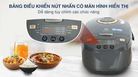 Nồi cơm điện tử Electrolux 1.8 lít E7RC1-650K