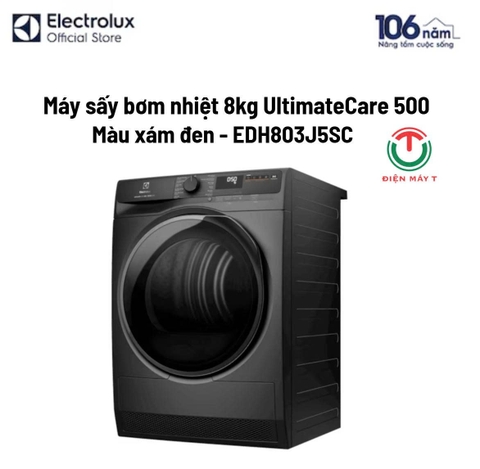 Máy sấy bơm nhiệt Electrolux UltimateCare 8 kg EDH803J5SC