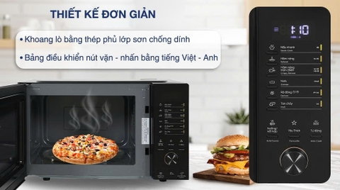 Lò Vi Sóng Kết Hợp Nướng Electrolux EMG23D22B 23L