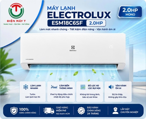 Máy lạnh Electrolux 2.0HP mono ESM18C6SF