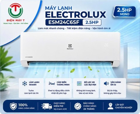 Máy lạnh Electrolux 2.5HP mono ESM24C6SF