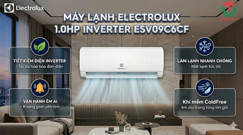 Máy lạnh Electrolux 1.0HP Inverter ESV09C6CF