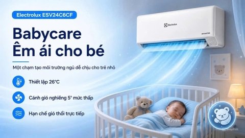 Máy lạnh Electrolux 2.5HP Inverter ESV24C6CF