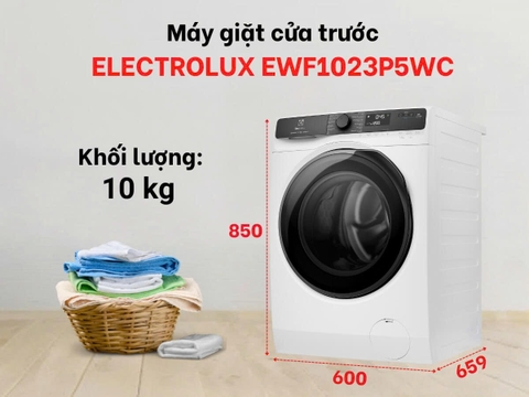 Máy giặt Electrolux UltimateCare 500 Inverter 10 kg EWF1023P5WC