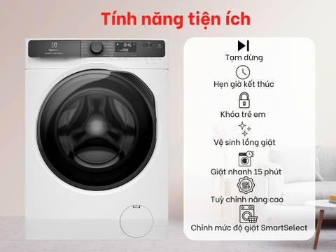 Máy giặt Electrolux UltimateCare 500 Inverter 10 kg EWF1023P5WC