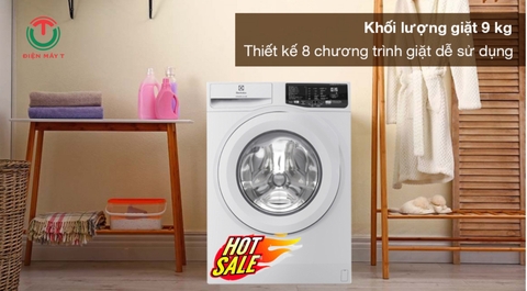 Máy giặt cửa ngang Electrolux Inverter 9kg UltimateCare 100 EWF9025DQWB