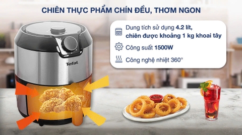 Nồi chiên không dầu Tefal EY201D15 4.2 lít _ Hàng chính hãng