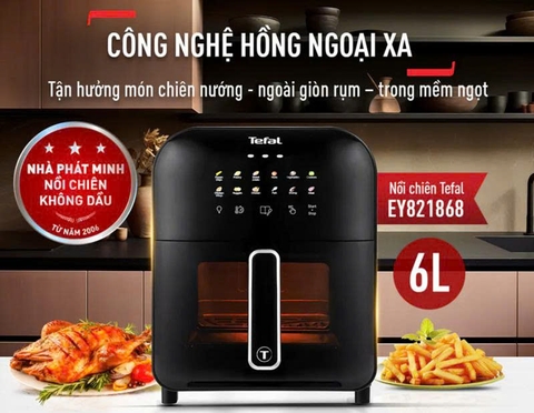 Nồi Chiên Không Dầu 6L Tefal EY821868