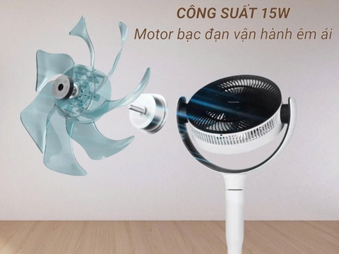 Quạt đứng tuần hoàn Toshiba F-DSC40XVN(W)
