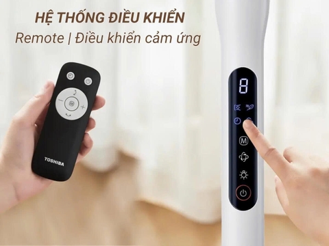 Quạt đứng tuần hoàn Toshiba F-DSC40XVN(W)