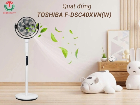 Quạt đứng tuần hoàn Toshiba F-DSC40XVN(W)