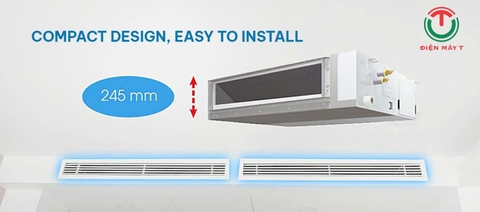 Máy lạnh giấu trần nối ống gió Daikin 17.000Btu FBFC50DVM9/RZFC50EVM [2025]