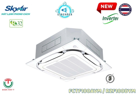 Điều hòa âm trần Daikin inverter 34.100BTU FCTF100AVM/RZF100DYM [ 3Pha ]