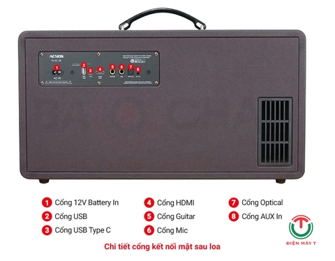 Loa Xách Tay Acnos Flac 36 ( NEW 2024 ) - Hàng chính hãng