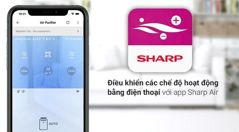 Máy lọc không khí Sharp 48W FP-J80EV-H