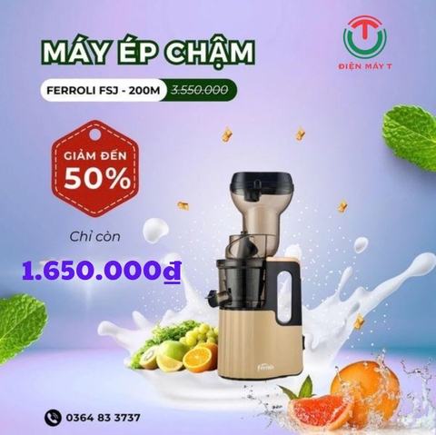Máy ép chậm Ferroli FSJ-200M