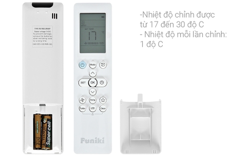 Điều hoà mono Funiki 1.0Hp HSC09TMU