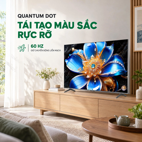 Google Tivi QLED TCL 4K 55 inch 55T6D