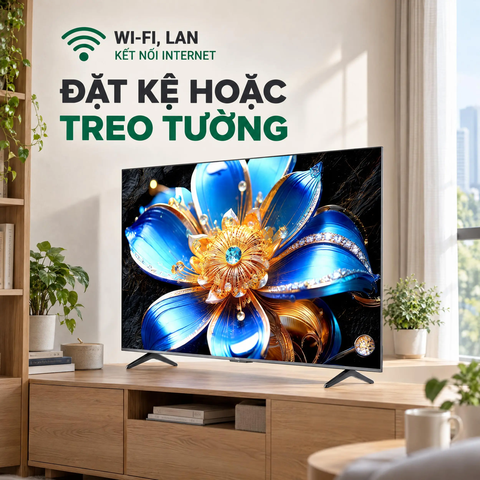Google Tivi QLED TCL 4K 55 inch 55T6D