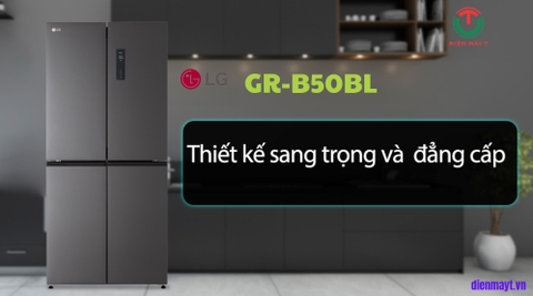 Tủ lạnh LG Inverter 470 lít Multi Door GR-B50BL