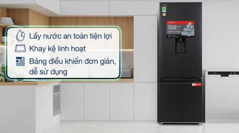Tủ lạnh Toshiba Inverter 321 lít GR-RB405WEA-PMV(06)-MG