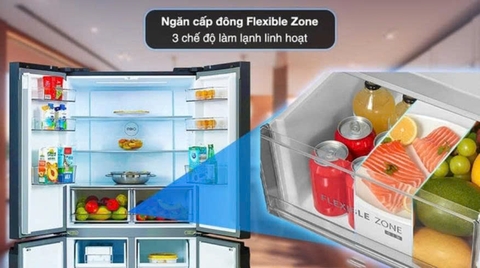 Tủ lạnh Toshiba Inverter 515 lít Multi Door GR-RF677WI-PMV(06)-MG