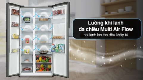 Tủ lạnh Toshiba Inverter 596 lít Side By Side GR-RS775WI-PMV(06)-MG