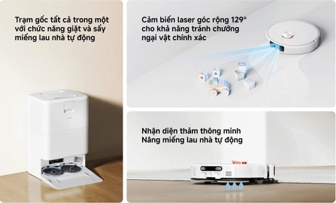 Robot hút bụi lau nhà Xiaomi H50 Pro EU ( BHR089NEU )