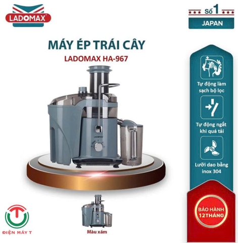 Máy ép trái cây công nghiệp 1180w Ladomax Ha-967