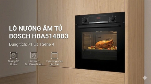 Lò nướng âm tủ Bosch HBA514BB3 71L