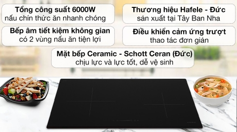 Bếp Điện Từ Đôi Hafele HC-I772D - Tây Ban Nha