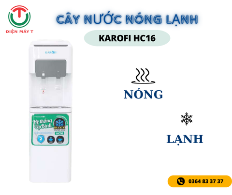 Cây nóng lạnh Karofi úp bình HC16