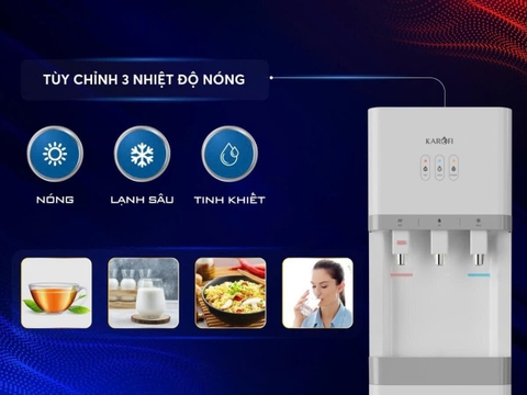 Máy lọc nước nóng lạnh Karofi HCV-208RO