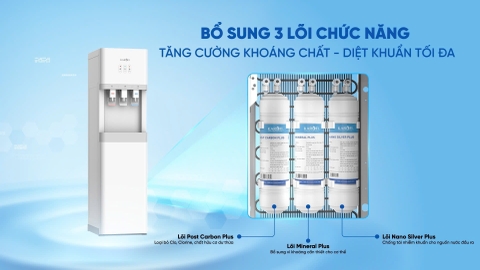 Cây nước nóng lạnh nguội hút bình Karofi HCV209