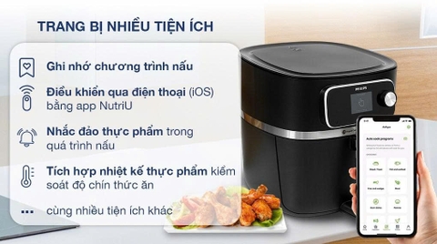 Nồi chiên không dầu Philips 8.3 lít HD9880/90