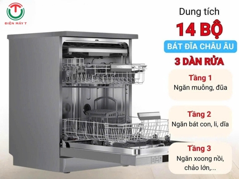 Máy rửa chén Hafele HDW-F602TS (535.29.551)