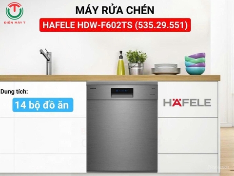 Máy rửa chén Hafele HDW-F602TS (535.29.551)
