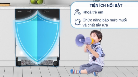 Máy rửa chén bán âm Hafele HDW-HI60B (533.23.210)