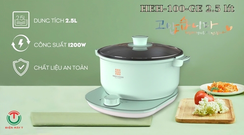 Nồi lẩu điện Hawonkoo HEH-100-GE 2.5 lít