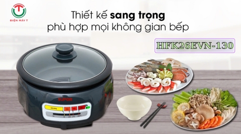 Nồi lẩu điện Supor HFK26EVN-130 4 lít
