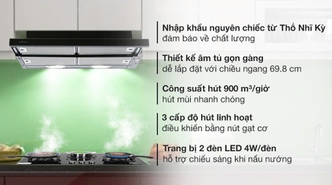 Máy hút mùi âm tủ Hafele HH-SG70A